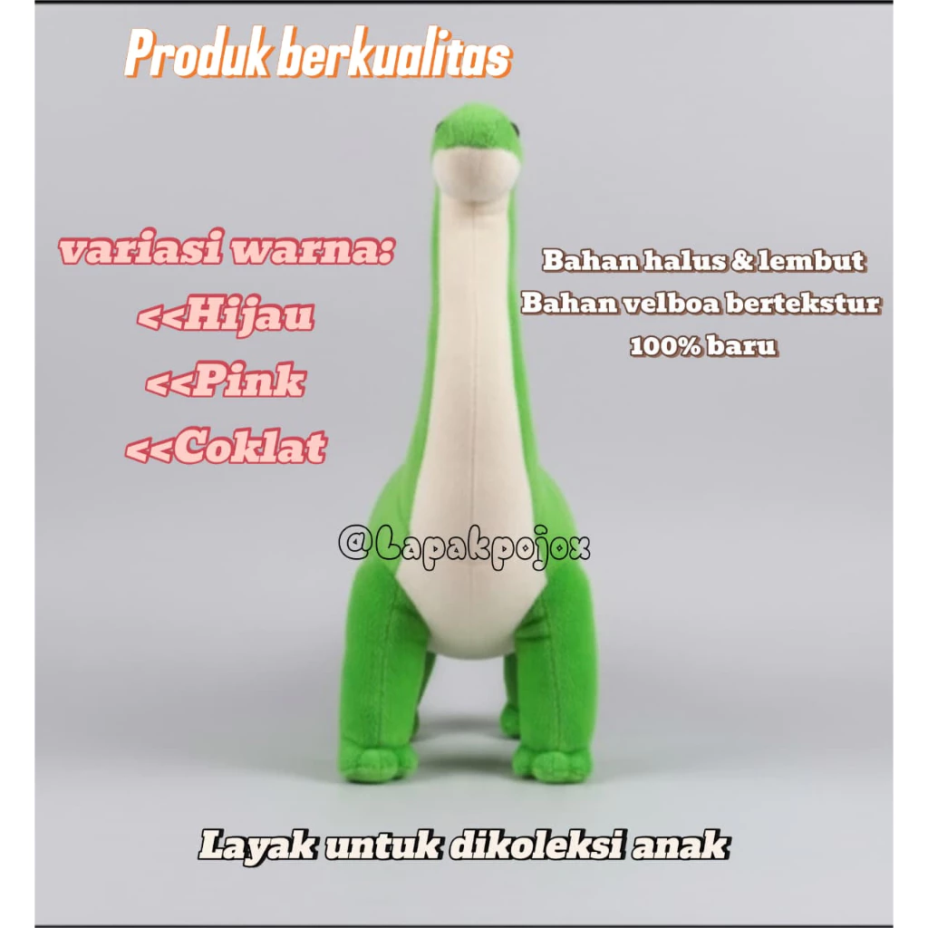 Boneka Dinosaurus Brontosaurus 2