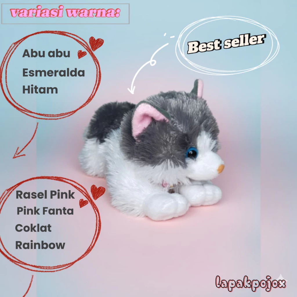 Boneka Lying Cat S 1 Boneka Lying Cat S 1
