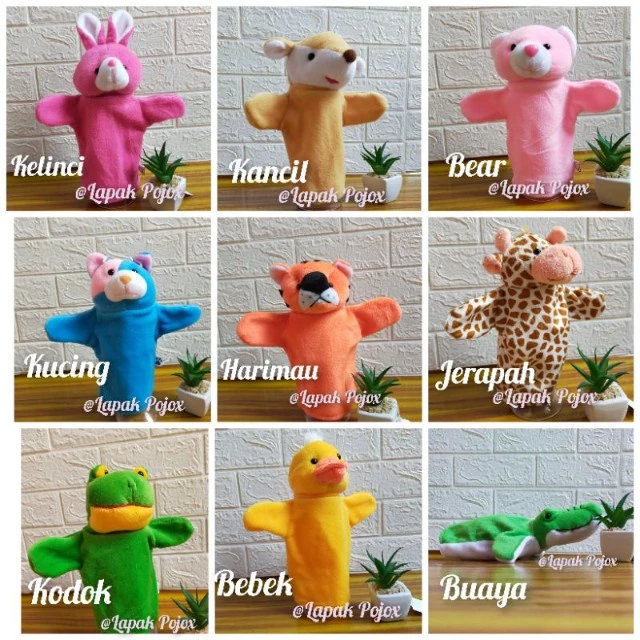 boneka tangan karakter 4