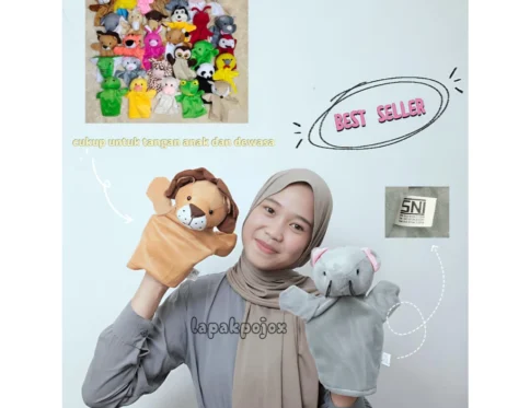 boneka tangan karakter