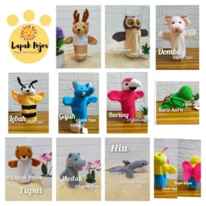 boneka tangan karakter 5