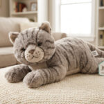Boneka Lying Cat Boneka Kucing Lucu untuk Teman Bermain Anak