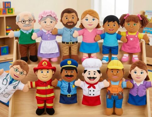 Boneka Tangan Karakter Manusia dan Profesi